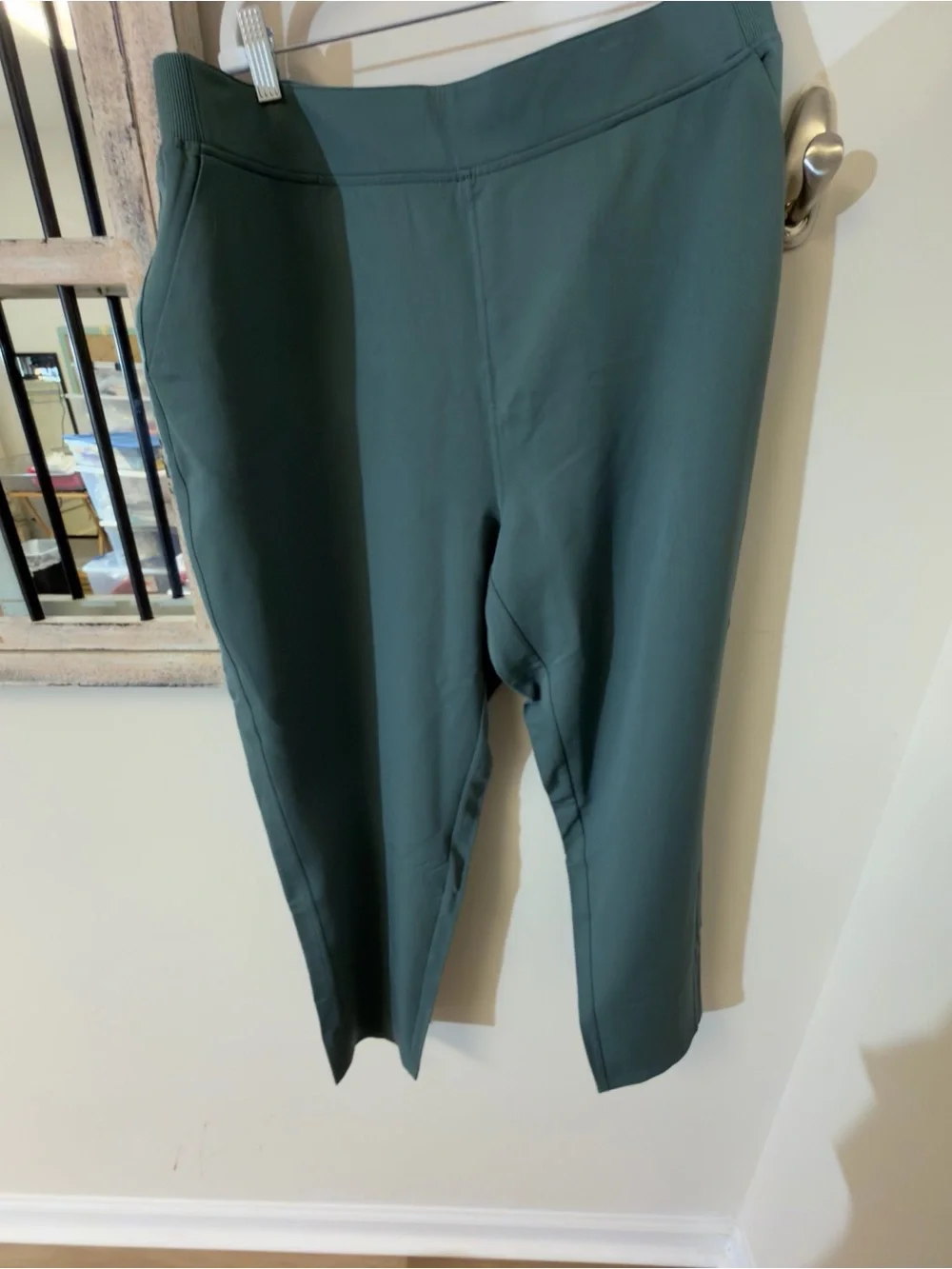 NWT 32 Degrees Cool Balsam Green Stretch Pull-On Pants 28.5” XXL